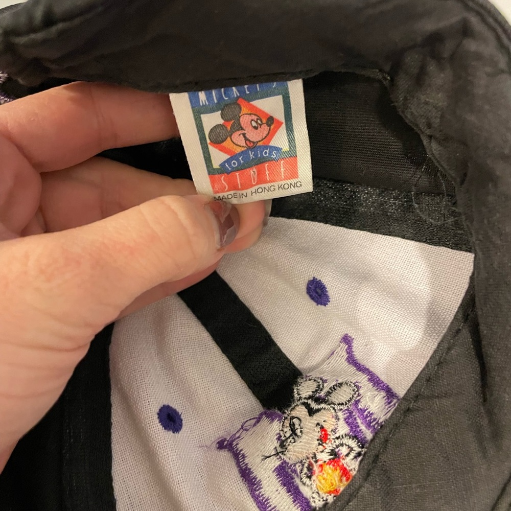 Vintage Mickey “M” Mouse Kid SnapBack Hat - Picture 7 of 8